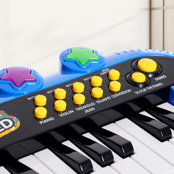 Синтезатор напольный &laquo;Музыкальный мир&raquo;, световые, звуковые эффекты, с микрофоном