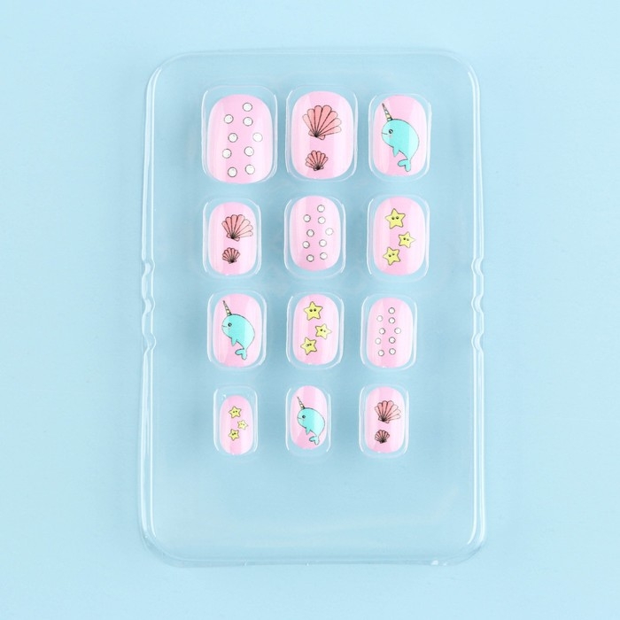 Детские накладные ногти Mermaid Dream, 12 шт
