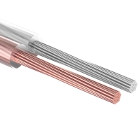 Кабель акустический REXANT SILICON, 2 х 2,50 мм&sup2;, прозрачный, мини-бухта, 5 м