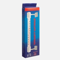 Термометр, градусник уличный, на окно, на липучке, от -50&deg;С до +50&deg;С, 21 х 6.5 см