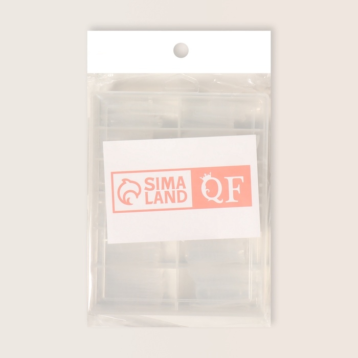 Верхние формы для наращивания, набор 120 шт, форма балерина, прозрачные