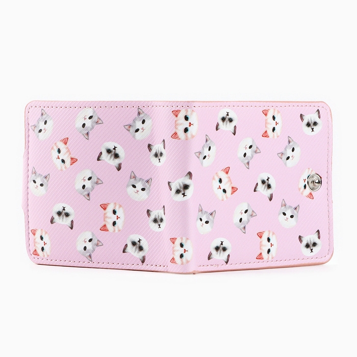 Кошелёк-книжка &laquo;Котики&raquo;, 11х9.5х2 см