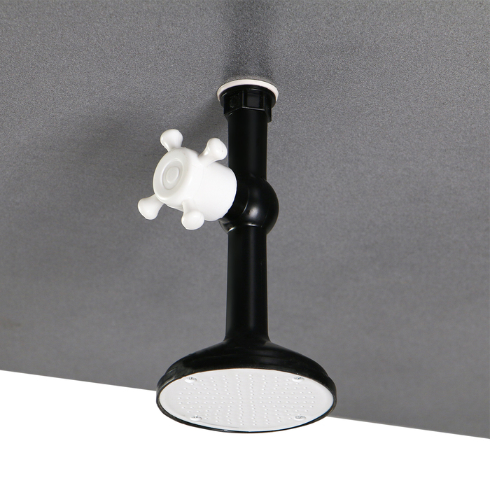 Душ дачный, 80 × 80 × 250 см, тент, бак антикоррозийный, 128 л, с ЭВН, тент МИКС Душ дачный, 80 × 80 × 250 см, тент, бак антикоррозийный, 128 л, с ЭВН, тент МИКС