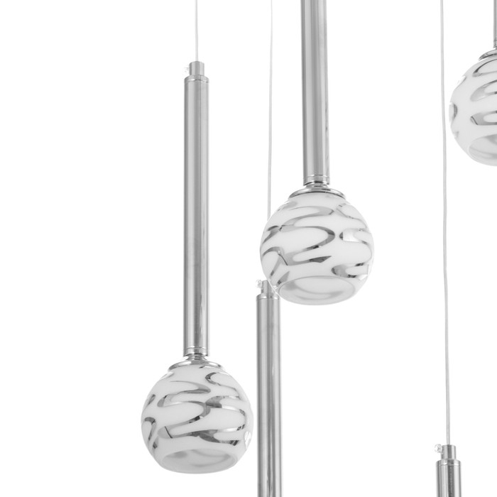 Светильник "Жаннетт" 6х3Вт G4 Хром 30х30х180см