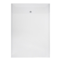 Папка-конверт на кнопке А4, 150 мкм, BRAUBERG, прозрачная Папка-конверт на кнопке А4, 150 мкм, BRAUBERG, прозрачная