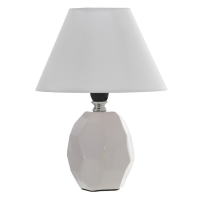 Настольная лампа "Жаклин" E14 40Вт белый 18х18х24 см RISALUX