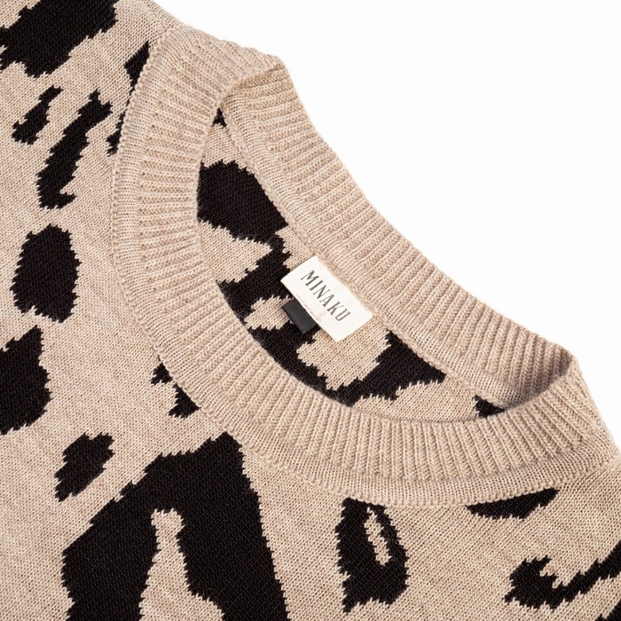 Джемпер женский MINAKU Leo цвет бежевый, р-р 44