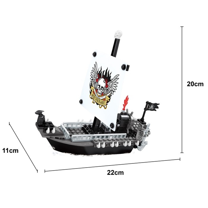 Конструктор Пираты «С того света», 127 деталей Конструктор Пираты «С того света», 127 деталей