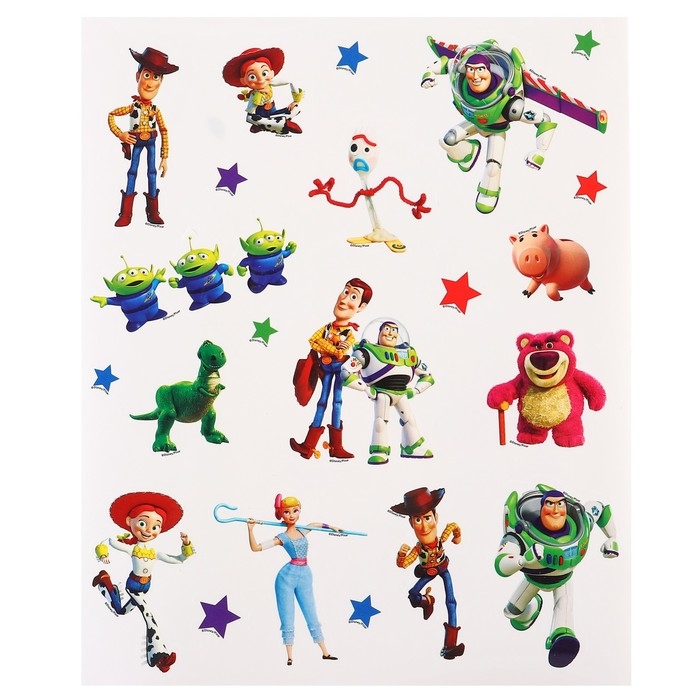 Копилка ракета с набором наклеек, 22,5 см х 18,5 см х 17,5 см, "Игрушки", История игрушек