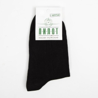 Носки мужские шерстяные, цвет чёрный, размер 27 Носки мужские шерстяные, цвет чёрный, размер 27