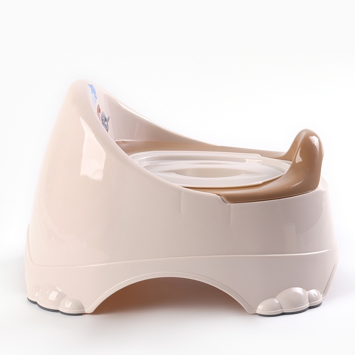 Детский горшок Бэйби-Комфорт, цвет молочный, наклейка МИКС Детский горшок Бэйби-Комфорт, цвет молочный, наклейка МИКС