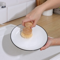 Щётка для посуды Доляна &laquo;Лотос&raquo;, круглая