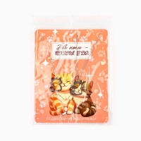 Подвески неразлучники "Два кота", 11 х 14 см