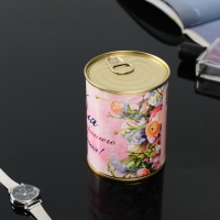 Носки в банке "Для хорошего настроения" (внутри носки женские, цвет белый) Носки в банке "Для хорошего настроения" (внутри носки женские, цвет белый)