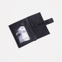 Портмоне мужское на магните, отдел для автодокументов и паспорта, цвет чёрный Портмоне мужское на магните, отдел для автодокументов и паспорта, цвет чёрный