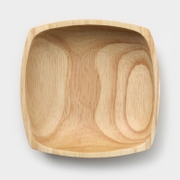Тарелка - салатник квадратный, 10,2&times;10,2&times;3, гевея