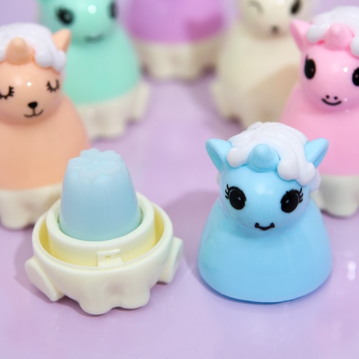 Бальзам для губ &laquo;Единорог&raquo;, микс цветов и ароматов