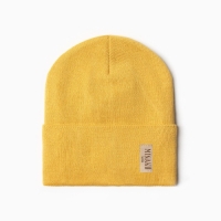 Шапка детская MINAKU р-р 46-48, цвет горчичный Шапка детская MINAKU р-р 46-48, цвет горчичный