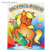 Водная раскраска &laquo;Милый пони&raquo;