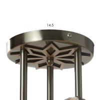 Люстра "Фриони" 3 лампы 40Вт Е27 бронза 45х45х26 Люстра "Фриони" 3 лампы 40Вт Е27 бронза 45х45х26