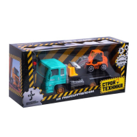 Грузовик радиоуправляемый &laquo;Эвакуатор&raquo;, с погрузчиком, работает от батареек, МИКС