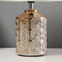 Настольная лампа "Дейзи" Е14 40Вт золото 20х20х31 см