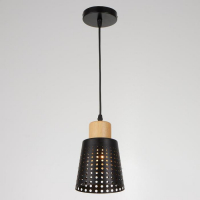 Светильник BayerLux 1666/1BK E27 40Вт черный 13х13х21 см