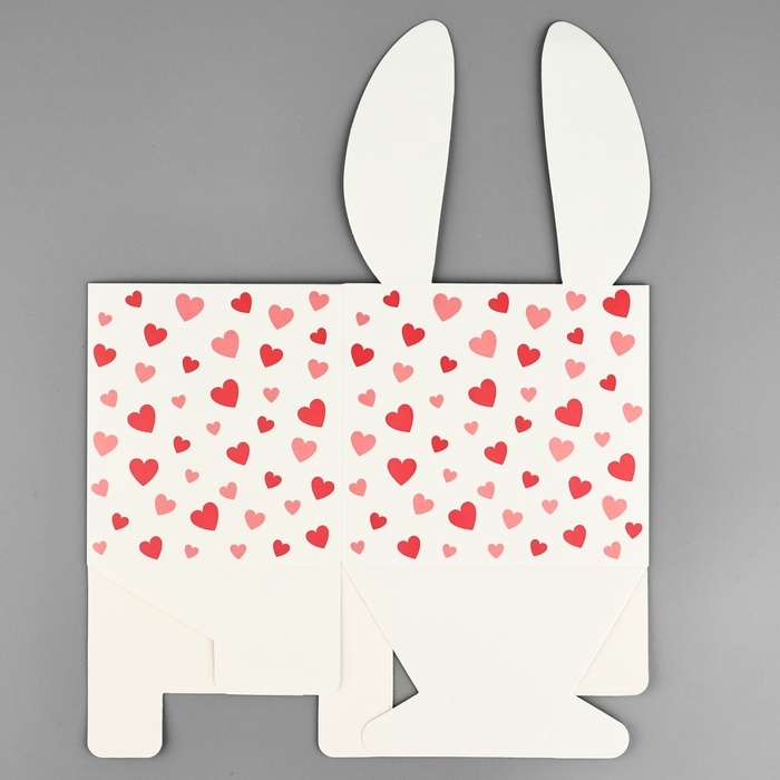 Коробки для мини букетов «Зайка», 12 × 20 × 10 см Коробки для мини букетов «Зайка», 12 × 20 × 10 см