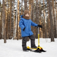 Самокат-снегокат 2 в 1 GRAFFITI &laquo;Вперёд&raquo;
