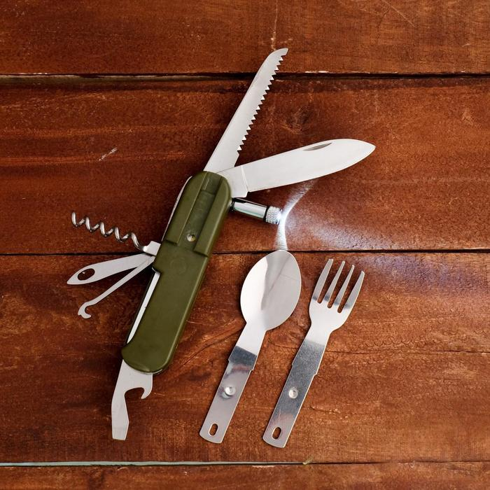 Набор туриста Набор туриста "Лесник" 9в1 в чехле, с фонариком