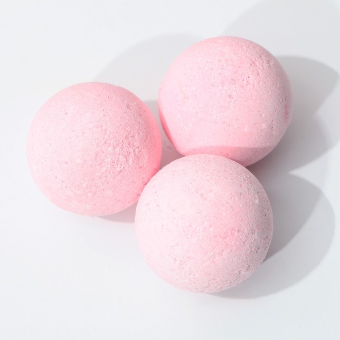 Подарочный набор косметики &laquo;Нежность весны&raquo;, бомбочки для ванны 3 х 40 г, ЧИСТОЕ СЧАСТЬЕ