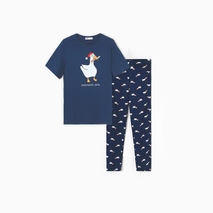 Пижама мужская KAFTAN Пижама мужская KAFTAN "Новогодняя дичь", р.50