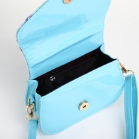 Сумка детская для девочки на клапане «Выбражулька», цвет голубой Сумка детская для девочки на клапане «Выбражулька», цвет голубой