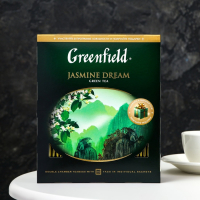 Чай зелёный Гринфилд Jasmine Dream green tea, 100 пакетиков*2 г Чай зелёный Гринфилд Jasmine Dream green tea, 100 пакетиков*2 г