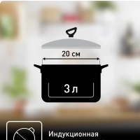 Кастрюля с крышкой Daily Cook G7124445, 3 л, 20 см