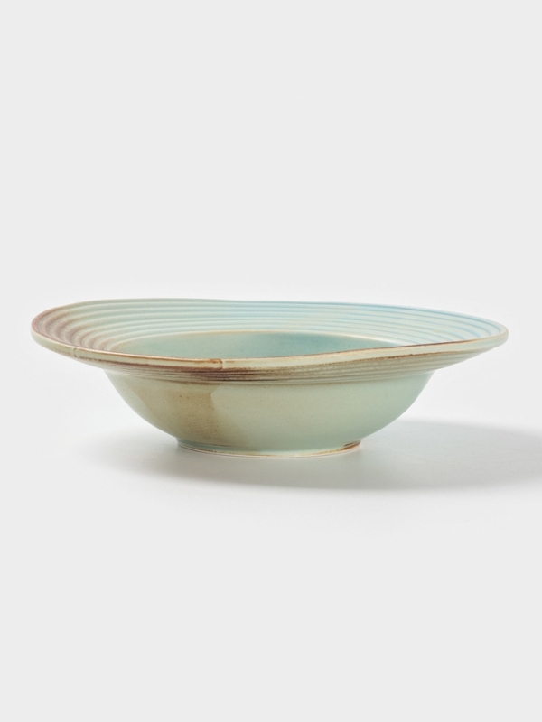 Тарелка глубокая "Sand Ripples" Magistro 22см, 22,5х6 цвет желтый, голубой, коричневый