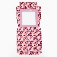 Коробка складная &laquo;Цветы&raquo;, 20 х 20 х 4 см