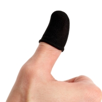 Набор напальчников для игр на смартфоне Luazon, 4 штуки, с защитой от пота, чёрные Набор напальчников для игр на смартфоне Luazon, 4 штуки, с защитой от пота, чёрные