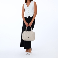 Сумка женская на молнии, цвет белый Сумка женская на молнии, цвет белый