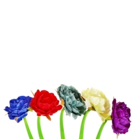 Ручка гелевая-прикол МИКС Пион МИКС  (штрихкод на штуке)