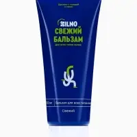 Бальзам для всех типов волос Silno Свежий, с экстрактом пиона и маслом гвоздики, 200 мл