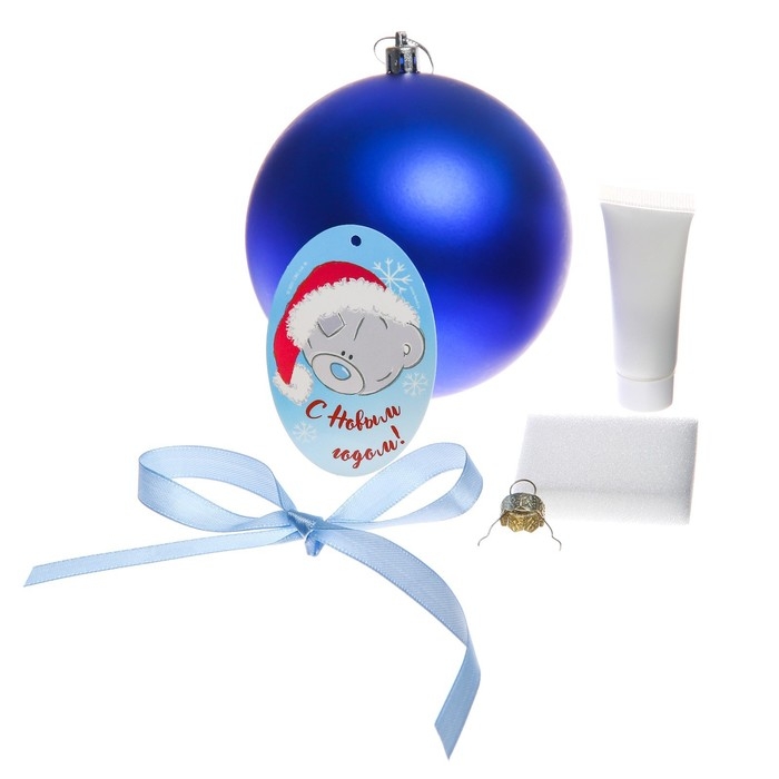 Ёлочный шар с отпечатком ручки &laquo;Новый год!&raquo;, новогодний набор для творчества