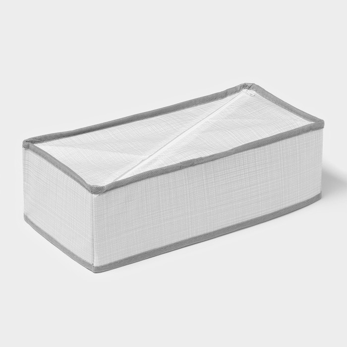 Органайзер для хранения белья &laquo;Нить&raquo;, 6 ячеек, 32,5&times;15,5&times;10 см, цвет серый