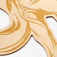 Доска для выжигания "Лев" 05526