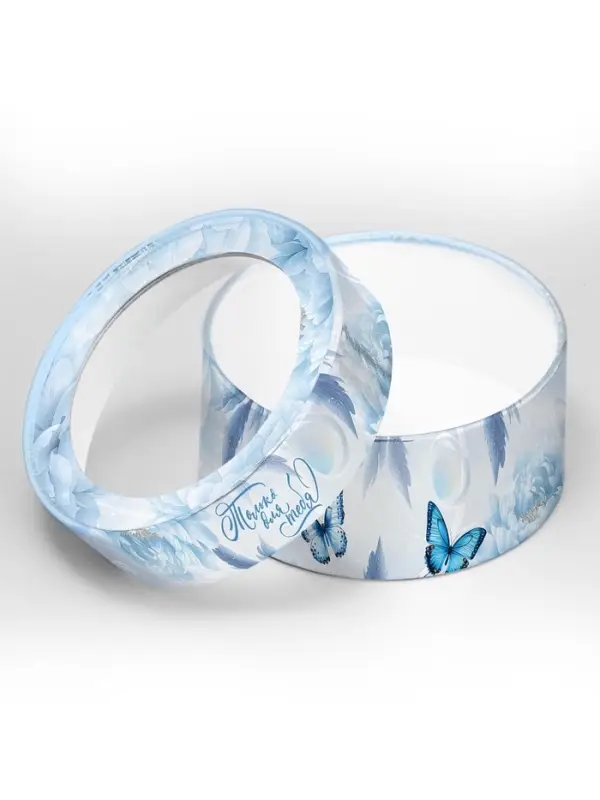 Коробка тубус с окном &laquo;Только для тебя&raquo;, 12 х 12 х 5 см