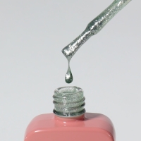 Гель лак для ногтей &laquo;COLOR CHROME&raquo;, 3-х фазный, 10 мл, LED/UV, цвет зелёный (64)