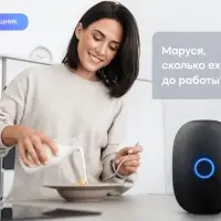 Умная колонка &laquo;Капсула&raquo; с помощником &laquo;Маруся&raquo;, черная