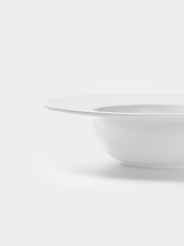 Тарелка для пасты Hanna Kn&ouml;vell, d=26.5 см, фарфор, белая