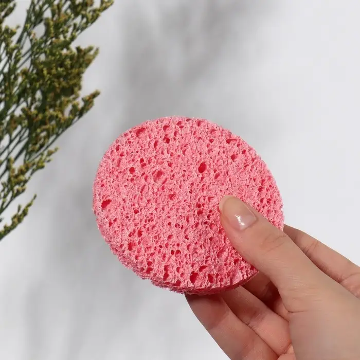 Спонж для умывания &laquo;Мягкость&raquo;, d=7.5 см, МИКС
