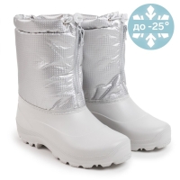 Сапоги детские ЭВА, комбинированный верх, цвет жемчужный, размер 27 Сапоги детские ЭВА, комбинированный верх, цвет жемчужный, размер 27